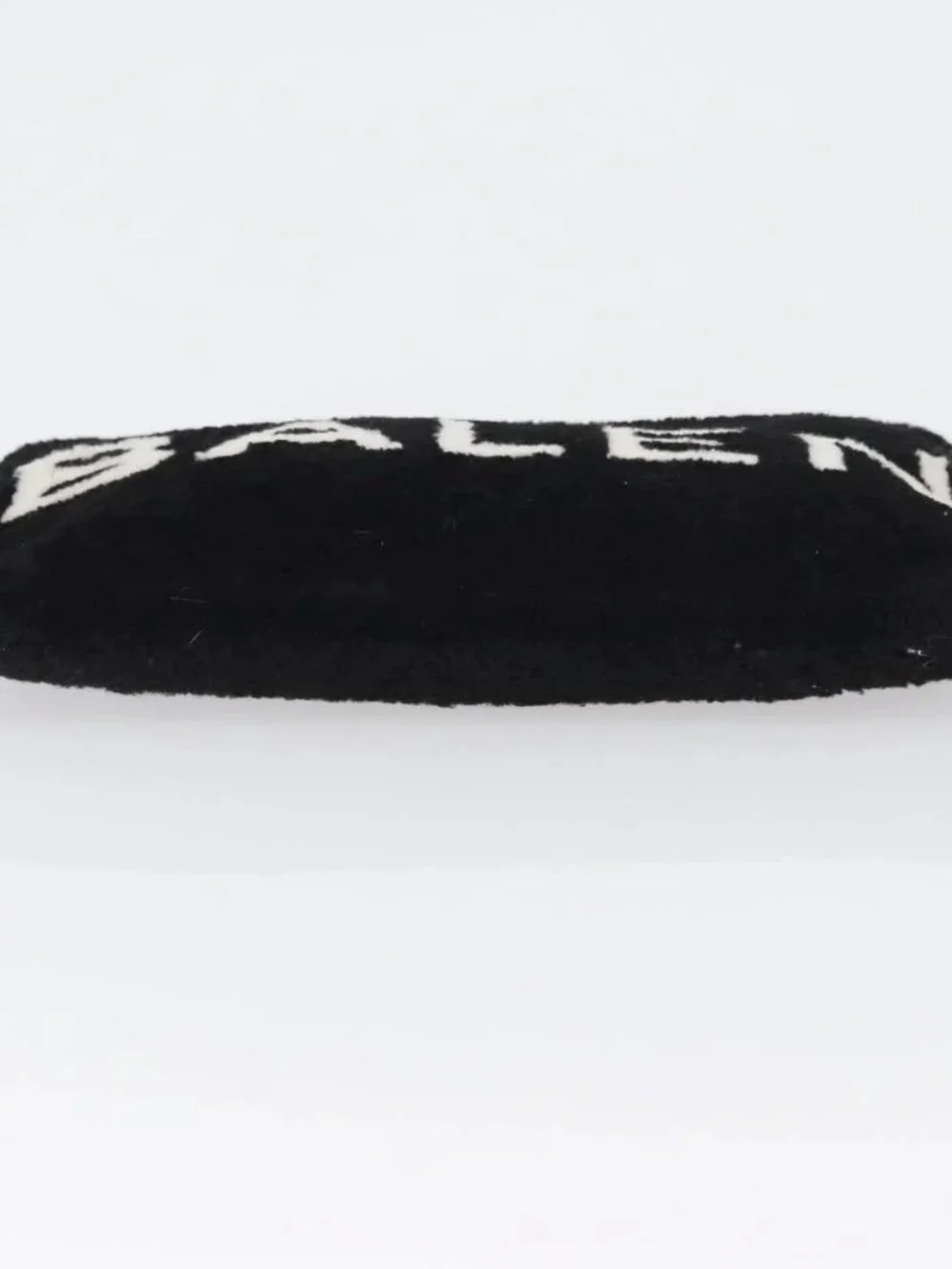 BALENCIAGA Clutch Bag knitted Fabrics Black Silver - Picture 8 of 16